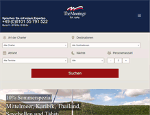Tablet Screenshot of moorings.de